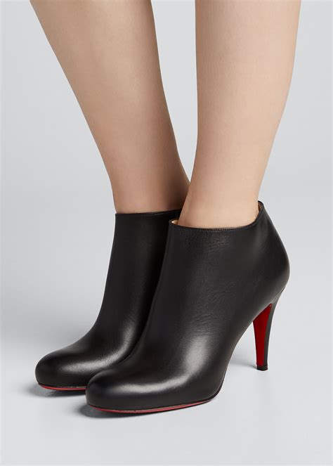 red sole boots for women.